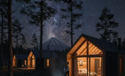 Aloja bajo las estrellas en Casas Los Hualles de Coñaripe
